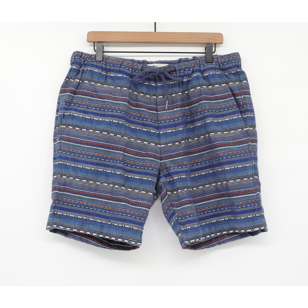 Madewell Men's Sz L Aztec Woven Baja Cotton Short Multi Color Casual - Picture 2 of 5